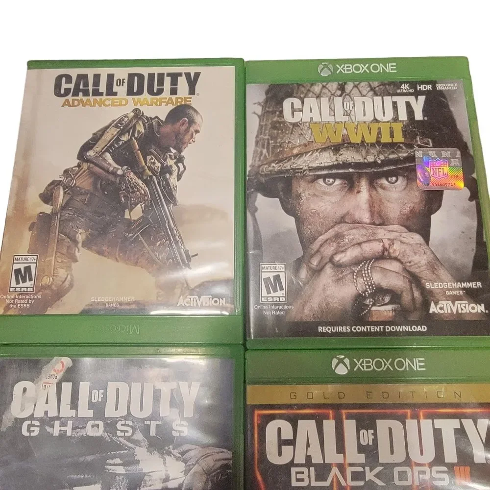 Xbox One Bundle Lot Call of Duty Video games
